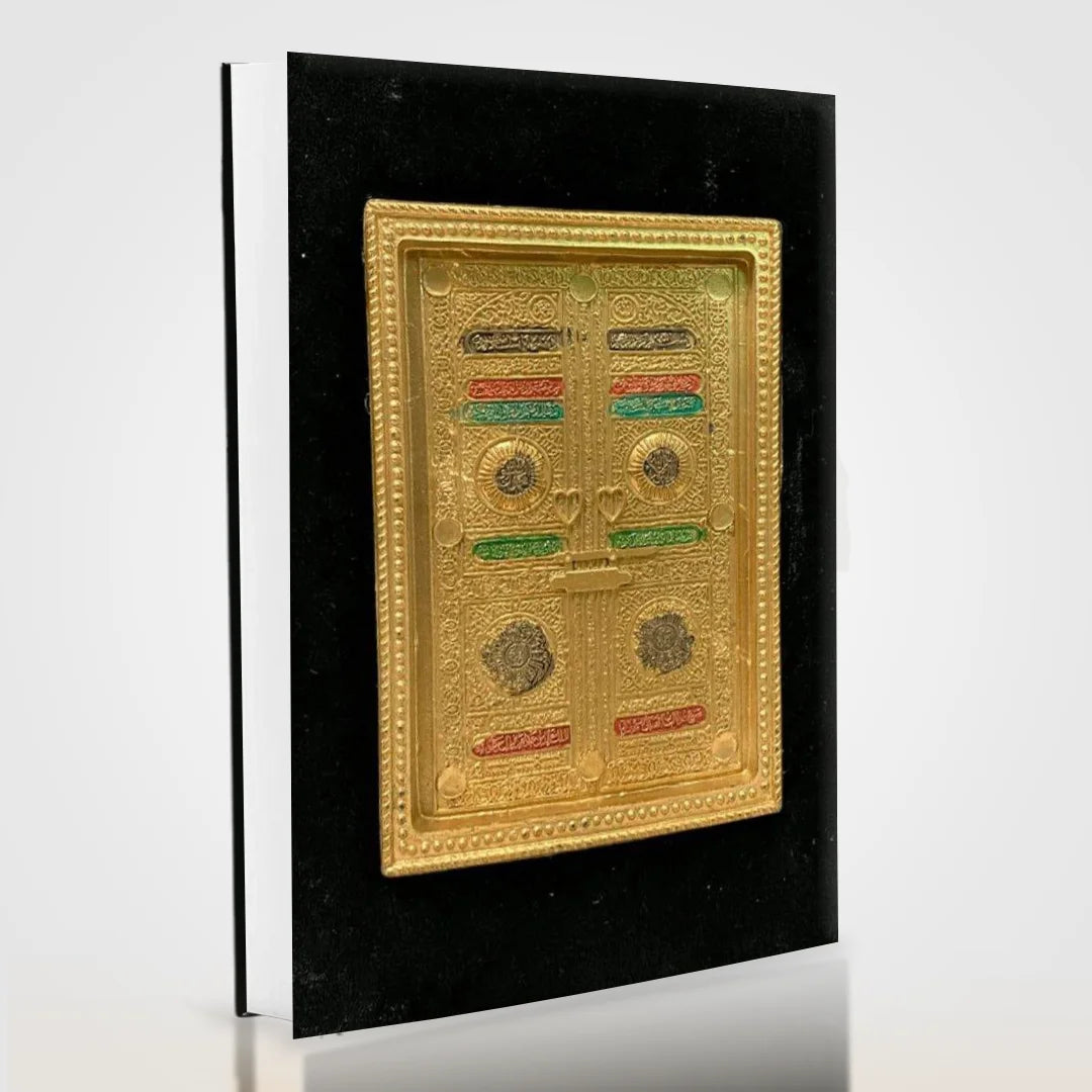 Tajveedi Quran Velvet Kaaba Door Model | Color Coded Tajweed Quran 16 Line