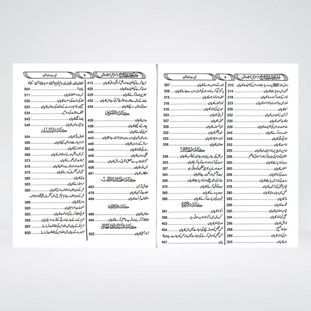 Mishkat Al Masabih Urdu Complete 3 Volume Set | Maktaba Rehmania Standard Edition