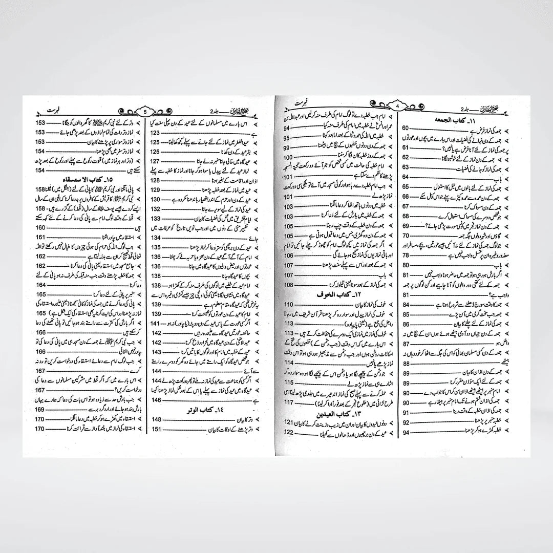 Sahih Bukhari Urdu Gold Edition Complete 8 Volume Set | Arabic with Urdu Translation & Commentary