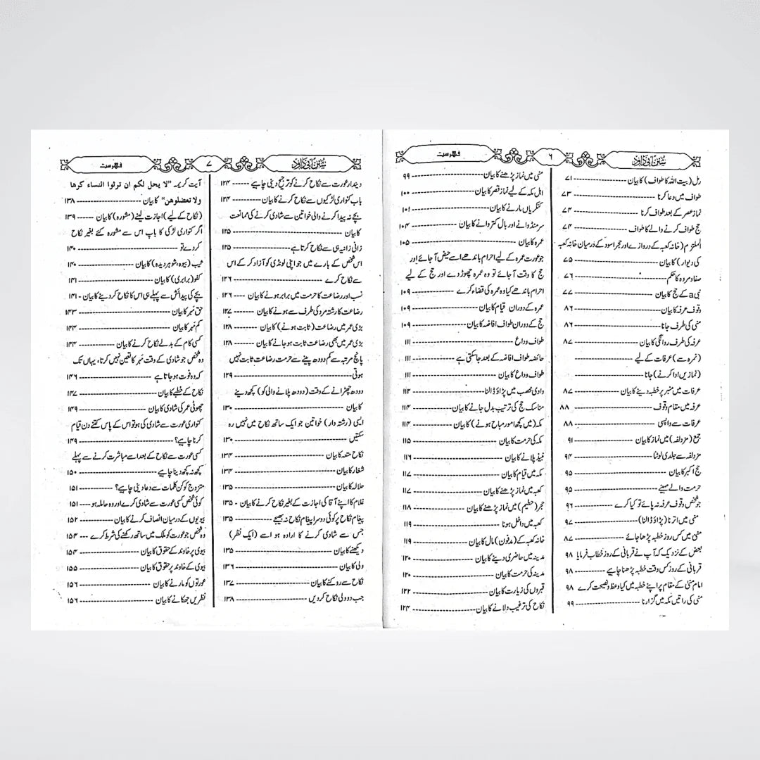 Sunan Abi Dawood Urdu Complete 3 Volume Set | Arabic with Urdu Translation