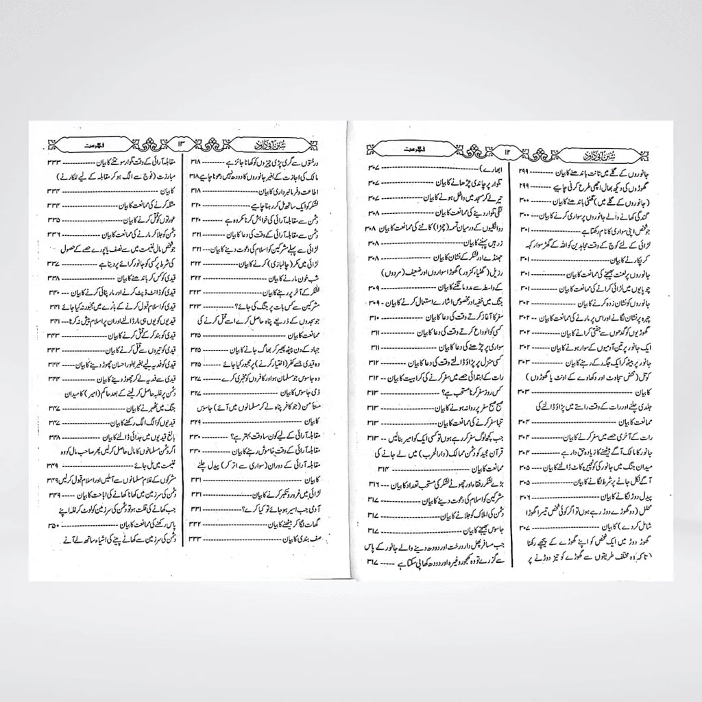 Sunan Abi Dawood Urdu Complete 3 Volume Set | Arabic with Urdu Translation
