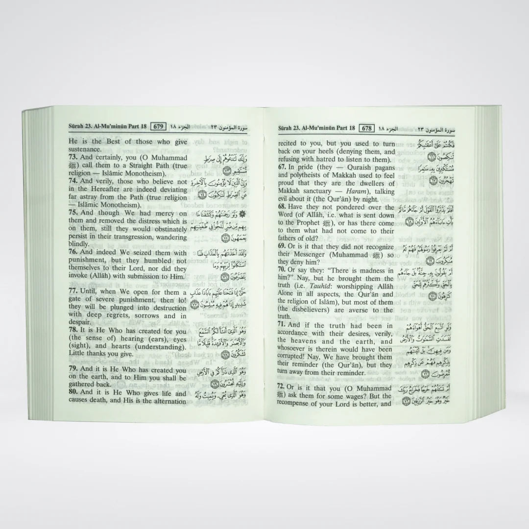 The Noble Quran Soft Cover – Arabic-English Translation